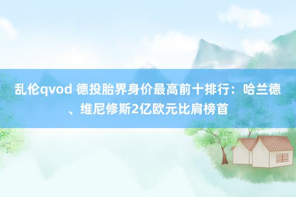 乱伦qvod 德投胎界身价最高前十排行：哈兰德、维尼修斯2亿欧元比肩榜首